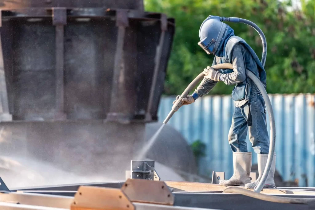 Wet Blasting - Goliath Coatings