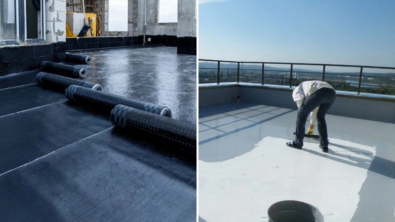 Sheet vs Liquid-Applied Roof Waterproofing