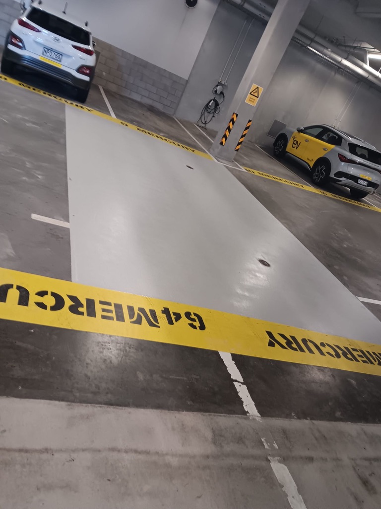 Car Park Epoxy Flooring in CBD, Auckland