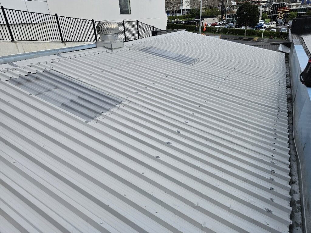 Roof Painting in CBD, Auckland — Goliath Coatings