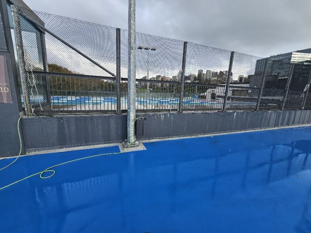 Roof Membrane Waterproofing in ASB Tennis Lane, Auckland — Goliath Coatings — photo 38