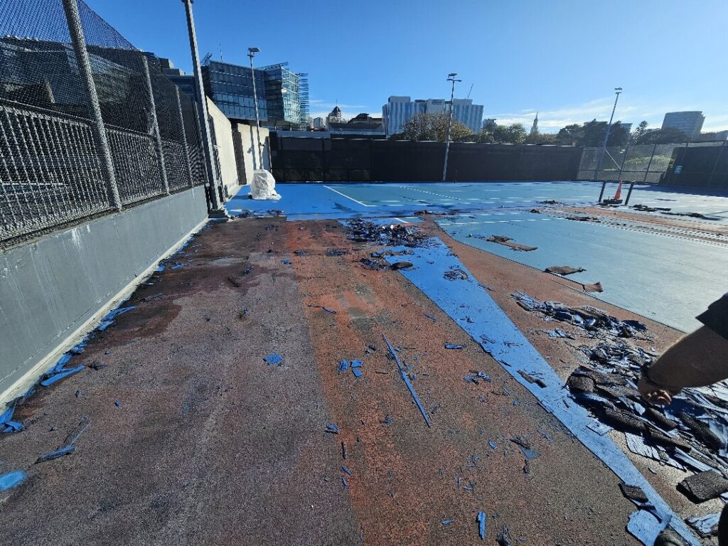 Roof Membrane Waterproofing in ASB Tennis Lane, Auckland — Goliath Coatings — photo 37