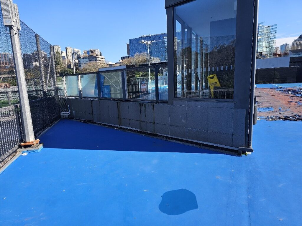 Roof Membrane Waterproofing in ASB Tennis Lane, Auckland — Goliath Coatings — photo 35