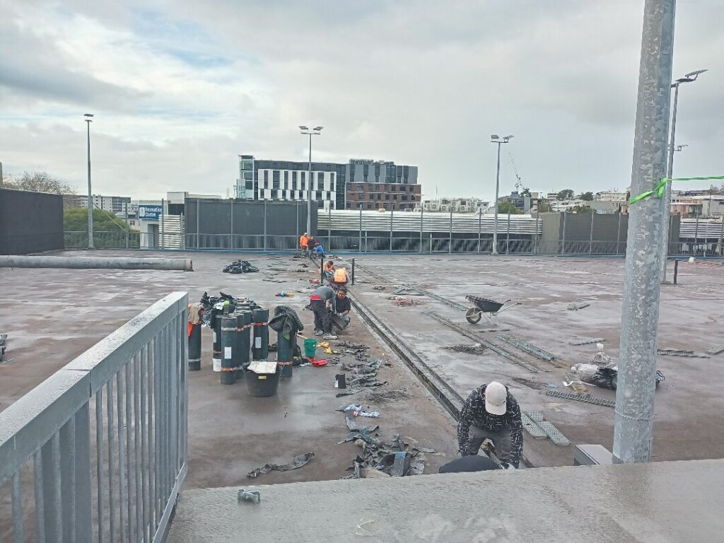 Roof Membrane Waterproofing in ASB Tennis Lane, Auckland — Goliath Coatings — photo 17