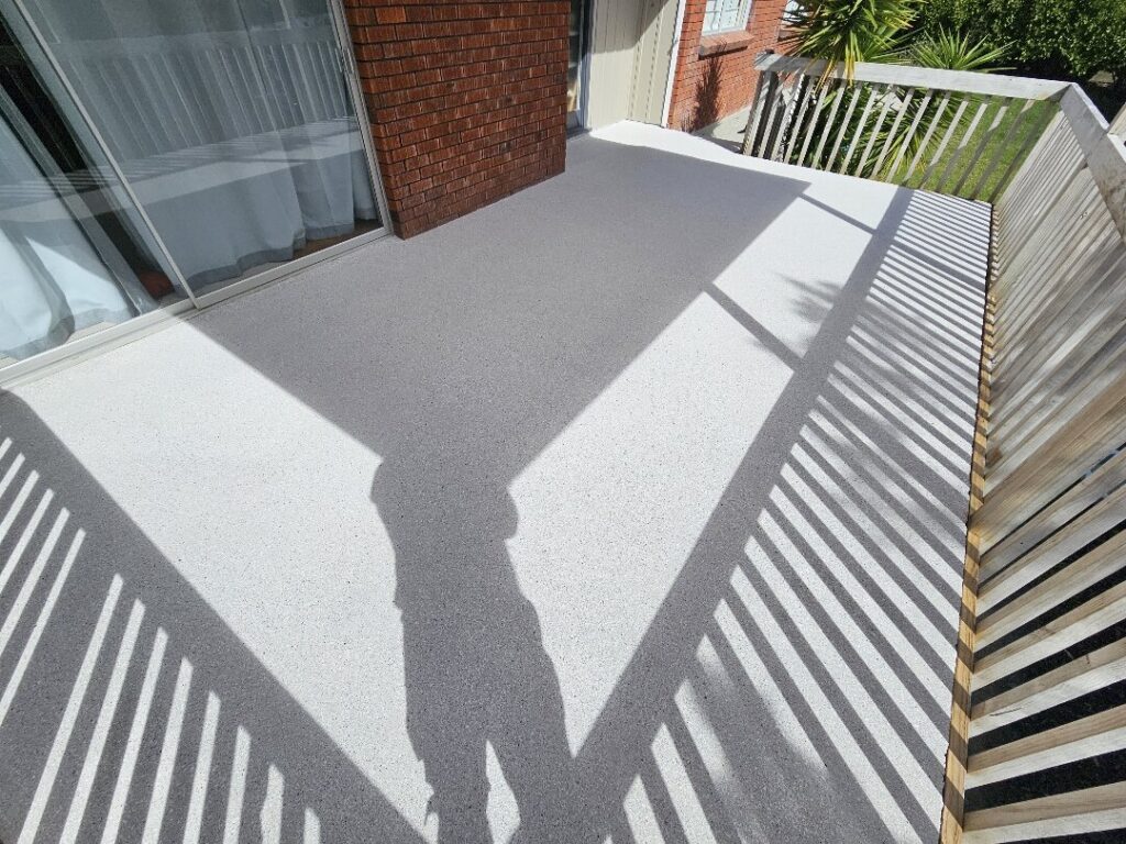 Flake Epoxy Deck Coating in Titirangi, Auckland